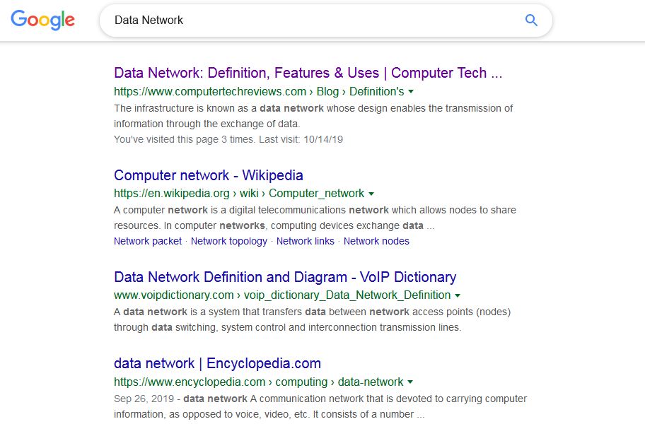 Data Network Ranking for Computertechreviews