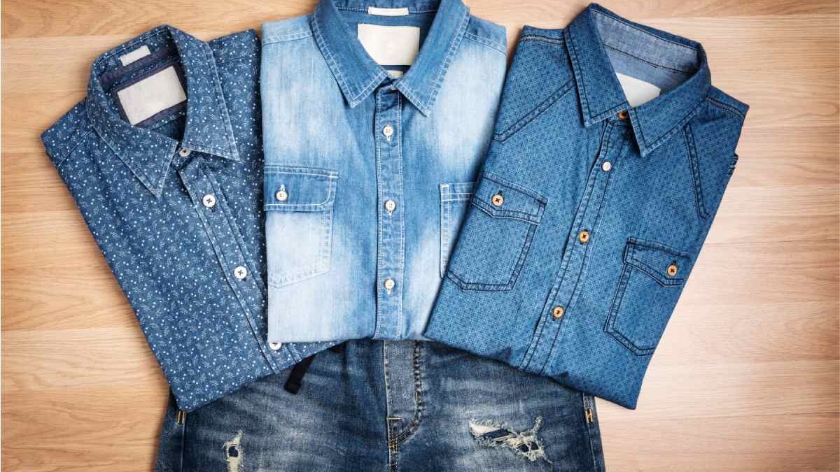 Shop Denim Chambray Shirts on Sale at Walmart