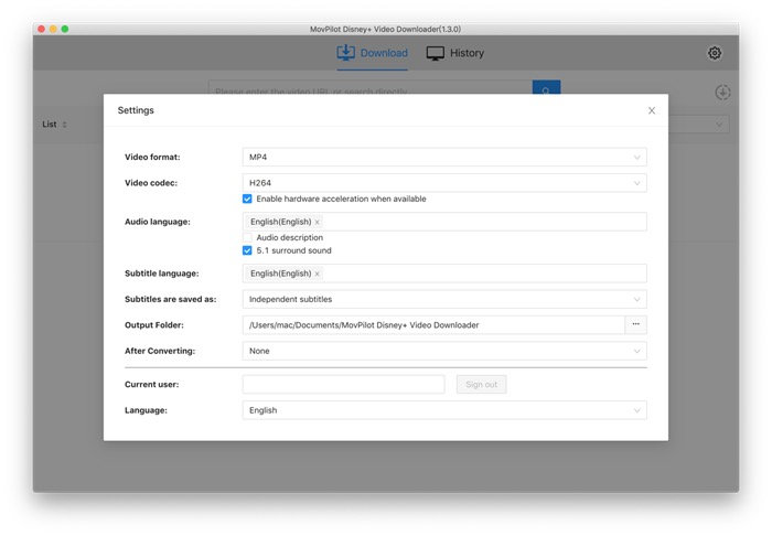 Step 3. Set the Output Parameters